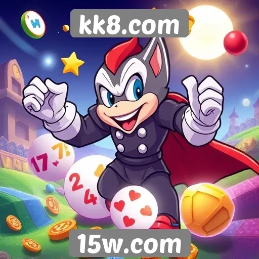 Variedade de jogos disponíveis em kk8.com
